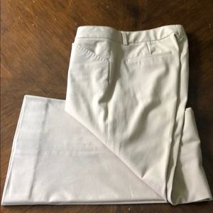 ELIE TAHARI size 2 Tan color wide lag pants
